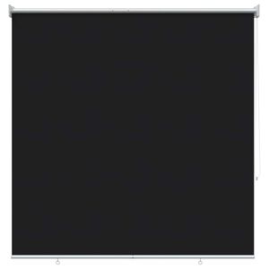 vidaXL Lauko ritininė žaliuzė UV apsaugai Juoda 100 x 230 cm (P x A)