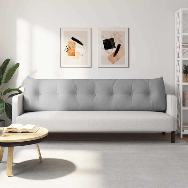 vidaXL Apsaugos Pagalvė Debesų pilka 200 x 24 x 50 cm audinys