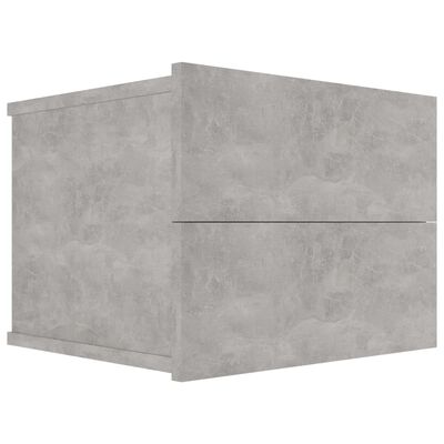 vidaXL Naktinė spintelė, betono pilkos spalvos, 40x30x30cm, MDP