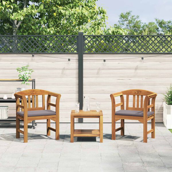 vidaXL suoliukas Natūralus aliejaus apdaila 68,5 x 46 x 82,5 cm