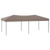 vidaXL Sulankstoma proginė palapinė, taupe spalvos, 3x6m