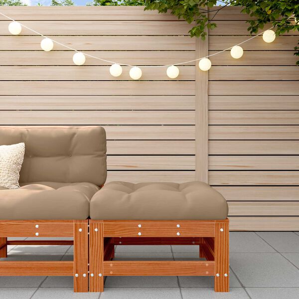 vidaXL Sodo kojų atrama Tvirtas pu&scaron;ies medis Va&scaron;ko Ruda