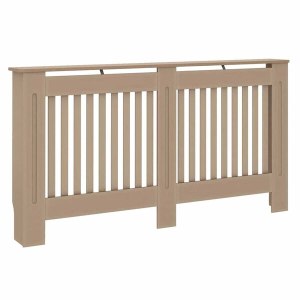 vidaXL Radiatoriaus dangtis 2 pcs Ruda 152 x 19 x 81,5cm