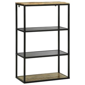 vidaXL Knygų lentyna 70 x 35 x 110 cm Mango medienos masyvas