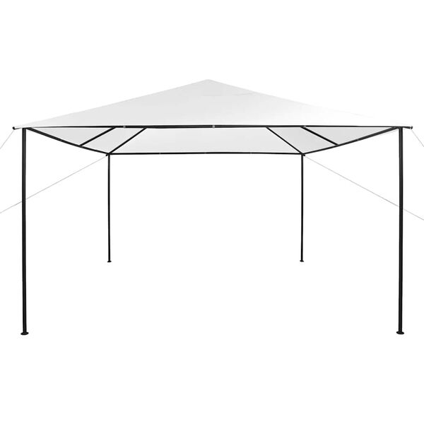 vidaXL Pavėsinė, baltos spalvos, 4x4x3m, 180 g/m&sup2;