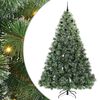 vidaXL Dirbtinė Kalėdų eglutė su 300 LED Žalia 240 cm PE ir PVC