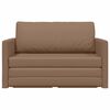 vidaXL Sofa lova 110cm Kapučino Dirbtinė Oda