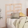 vidaXL Lovos galvūgalis, 81x4x104cm, pu&scaron;ies medienos masyvas