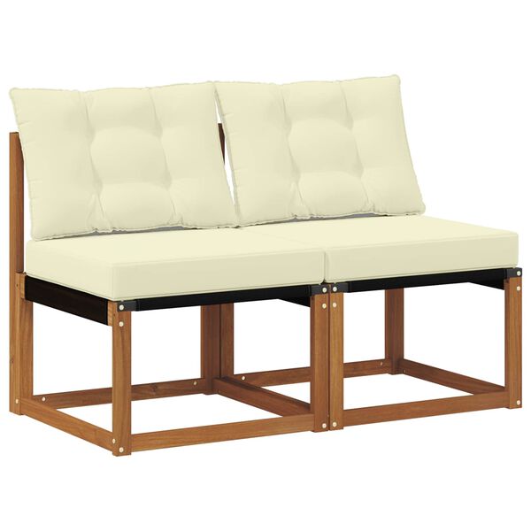 vidaXL 2 Vienetas Lauko vidurinė sofa