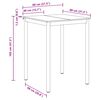 vidaXL Valgomieji stalai Apdirbta mediena