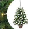 vidaXL Dirbtinė Kalėdų eglutė su 150 LED s stovu Žalia 75 cm PE ir PVC