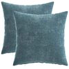 vidaXL Pagalvėlės užvalkalas 2 pcs HEERLEN Mėlyna 35 x 35 cm