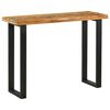 vidaXL Konsolinis stalas Ruda 100 x 35 x 75 cm Kieto teka medžio