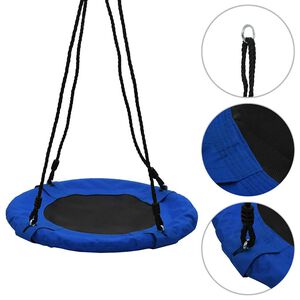 vidaXL Sūpynės, mėlynos spalvos, 60 cm, 100 kg