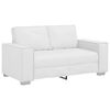 vidaXL Sofa Balta 160 x 80 x 84 cm audinys