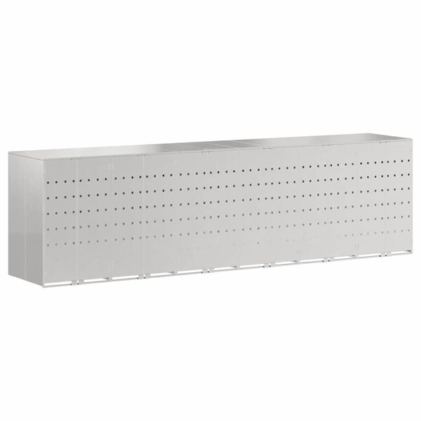 vidaXL Rato konteinerių laikymas 3 konteineriams 340 x 77.5 x 115.5 cm