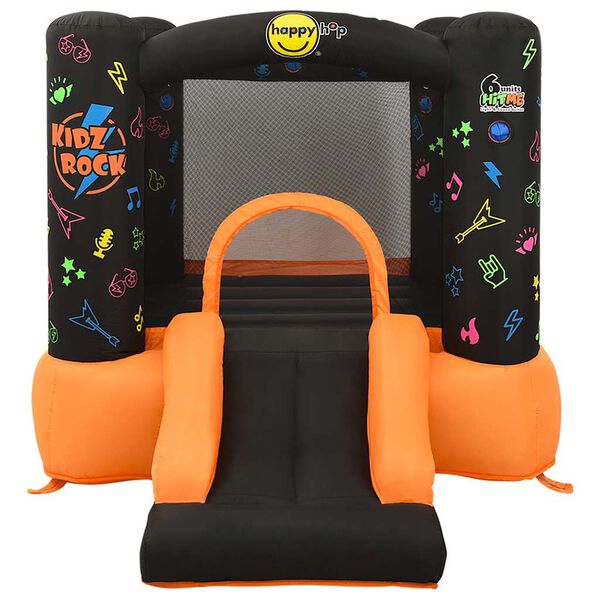 Happy Hop Pripučiamas batutas su čiuožykla, 210x280x170cm, PVC