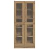 vidaXL Highboard Artisan ąžuolas 82,5x30,5x185 cm inžinerinė mediena