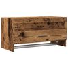 vidaXL Spinta Old Wood 70x32,5x35 cm Engineered Wood
