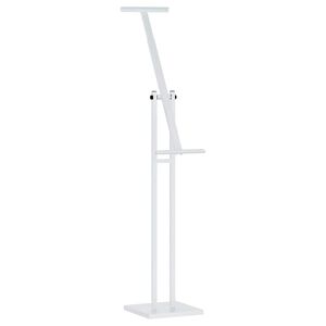 vidaXL Prekybos parodos stendai Balta 26,5 x 26,5 x 127 cm Plienas