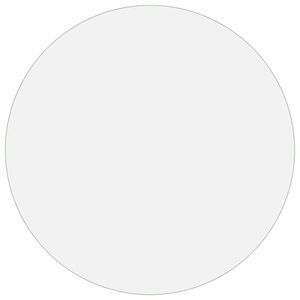 vidaXL Stalo apsauga, permatoma, 60cm skersmens, 1,6mm, PVC