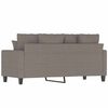 vidaXL Dvivietė sofa, taupe spalvos, 140cm, audinys
