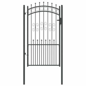 vidaXL Tvora su Kalas ant Vir&scaron;aus KAMPEN 103 x 175 cm Plienas Pilka