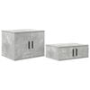 vidaXL Oppbevaringsskap 2 vnt. Betono pilka 108 x 41 x 40 cm
