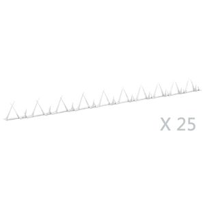 vidaXL Sieniniai smaigai, 25 vnt., plienas, 1 m