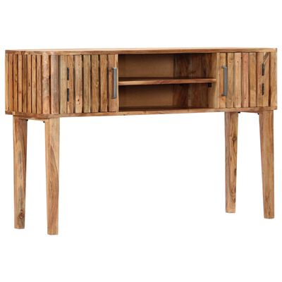 vidaXL Konsolinis staliukas, 120x35x76cm, akacijos medienos masyvas