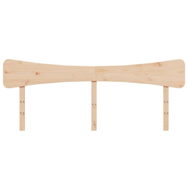 vidaXL Galvūgalis, 200cm, pu&scaron;ies medienos masyvas