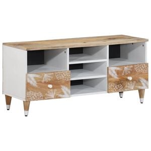 vidaXL televizoriaus spintelė 100x33,5x46 cm Masyvo Mango
