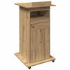 vidaXL Podiumas Amatininkų ąžuolas Apdirbta mediena 55 x 55 x 107 cm