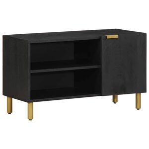 vidaXL televizoriaus spintelė Juoda 80x33x46 cm Engineered Wood