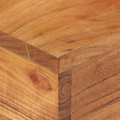 vidaXL Kavos staliukas, 68x68x41cm, akacijos medienos masyvas