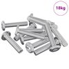 vidaXL Užrakinimo varžtas Paprastas 2647 pcs Sidabro Plienas