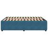 vidaXL Lovos rėmas, mėlynos spalvos, 160x200 cm, aksomas