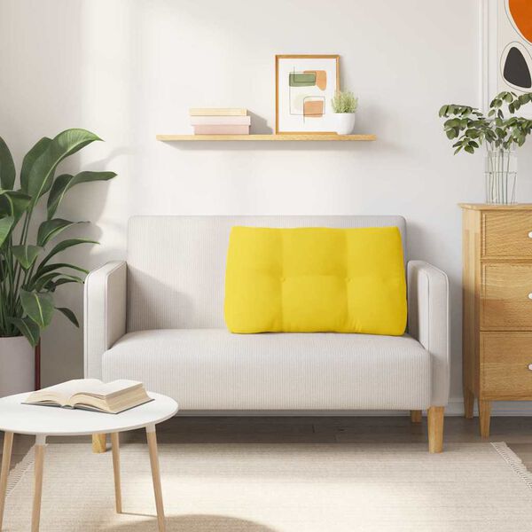 vidaXL Apsaugos Pagalvė &Scaron;viesi geltona 80 x 24 x 50 cm audinys