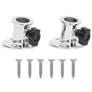 vidaXL Bimini vir&scaron;aus stogelio pagrindai 26mm stulpams, 2vnt., plienas