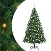 vidaXL Dirbtinė Kalėdų eglutė Žalia 180 cm PVC ir Plienas ir Plastikas