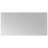 vidaXL LED vonios veidrodis Skaidrus 80 x 40 cm grūdintas stiklas