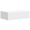 vidaXL Sieninis &scaron;oninis staliukas Balta 59 x 34,5 x 17 cm