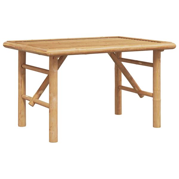 vidaXL Kavos staliukas Ruda 70 x 40 x 36 cm bambukas