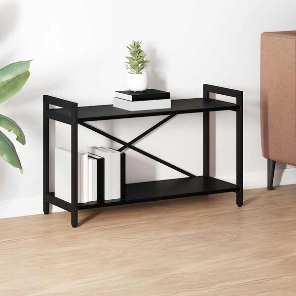 vidaXL Knygų lentyna Juodas ąžuolas 40 x 30 x 85 cm Apdirbta mediena