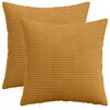 vidaXL Pagalvėlės užvalkalas 2 pcs HEERLEN Geltona 30 x 30 cm