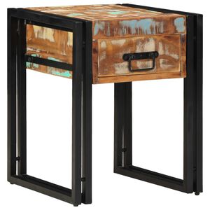vidaXL Žurnalinis staliukas 40 x 40 x 50 cm Kietas atkurtas medis