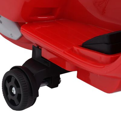 vidaXL Elektrinis žaislinis motoroleris Vespa GTS300, raudonos spalvos