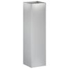 vidaXL Sodo vazonas Sidabrinė 20 x 20 x 75 cm Galvanizuotas plienas