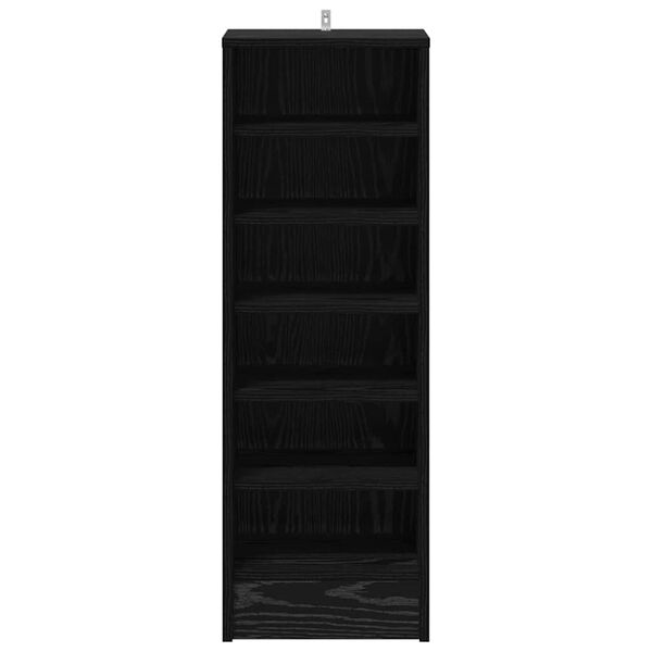 vidaXL Batu skrynia Juodas ąžuolas 32 x 35 x 90 cm Apdirbta mediena