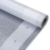 vidaXL Leno tentas, baltas, 4x20 m, 260 g/m&sup2;